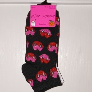 Betsey Johnson Halloween Socks New